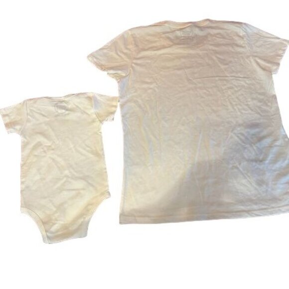 Matching Mommy & baby outfit "Raising Wolves" T-Shirt & "Little Wolf" L/ 18-24M - Picture 4 of 7